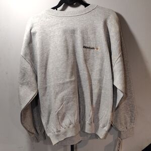 Reebok Men's Light Gray Crewneck Sweater